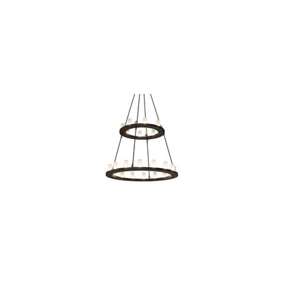 Loxley 24 Light 54" Wide Ring Chandelier