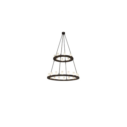 Loxley 24 Light 54" Wide Ring Chandelier