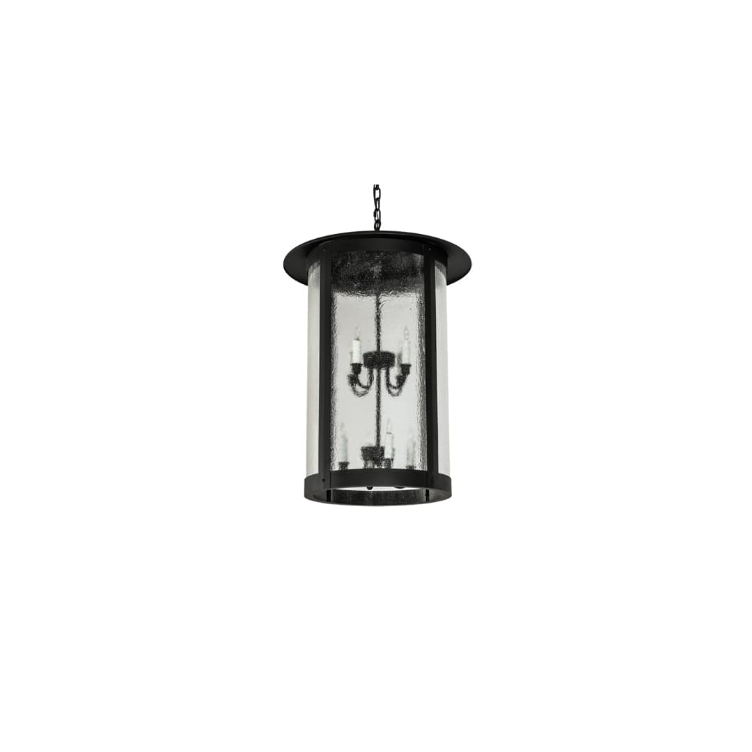 8 Light 24" Wide Taper Candle Pendant