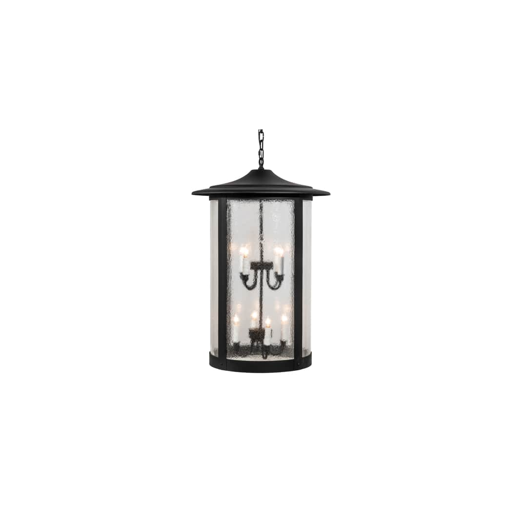 8 Light 24" Wide Taper Candle Pendant