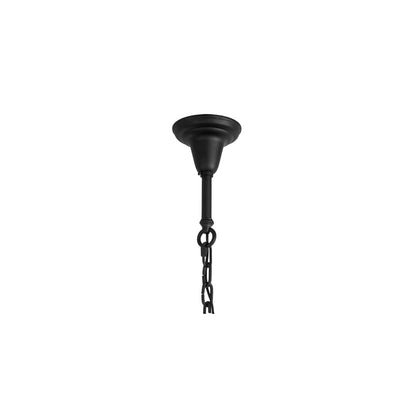 8 Light 24" Wide Taper Candle Pendant