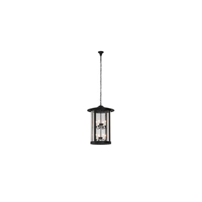 8 Light 24" Wide Taper Candle Pendant