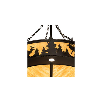 8 Light 48" Wide Pendant