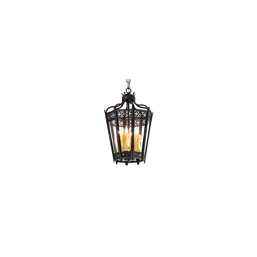 3 Light 11" Wide Taper Candle Pendant