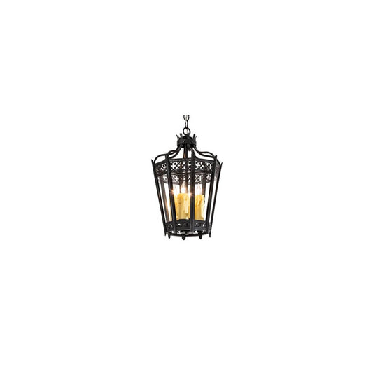 3 Light 11" Wide Taper Candle Pendant