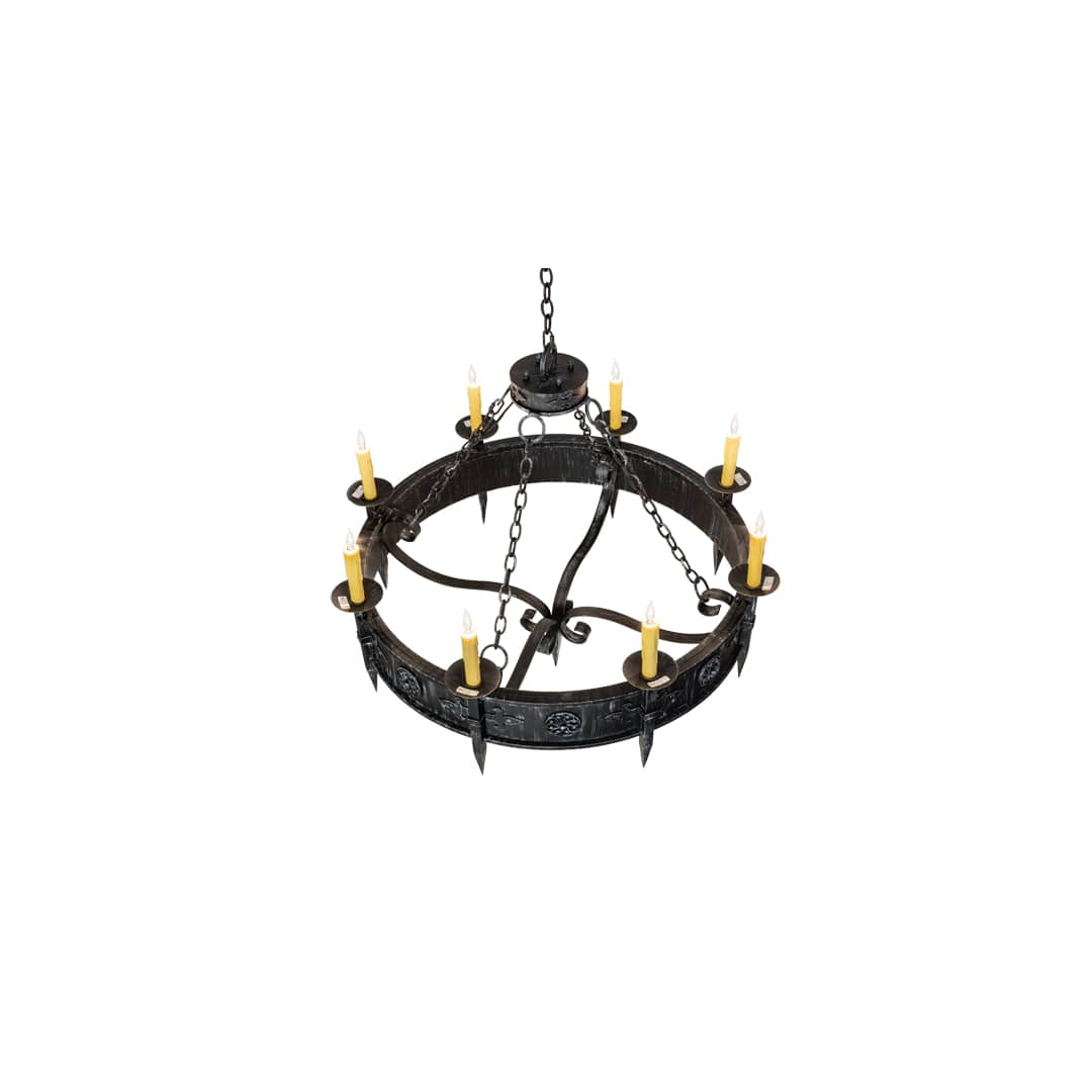 Calandra 8 Light 42" Wide Taper Candle Style Chandelier