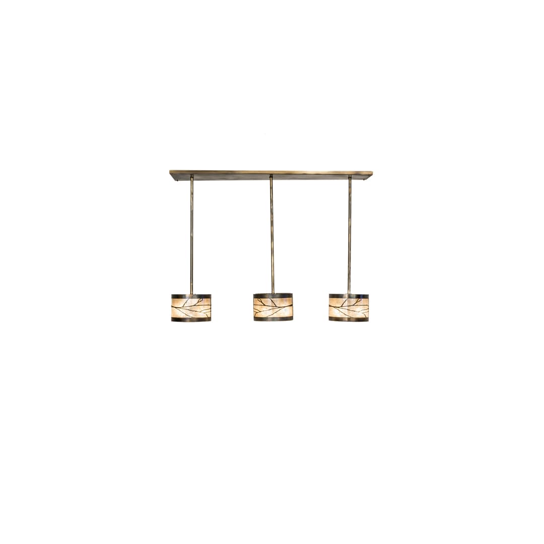 6 Light 50" Wide Linear Pendant