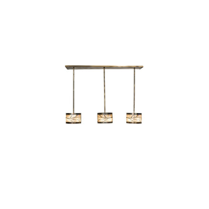 6 Light 50" Wide Linear Pendant