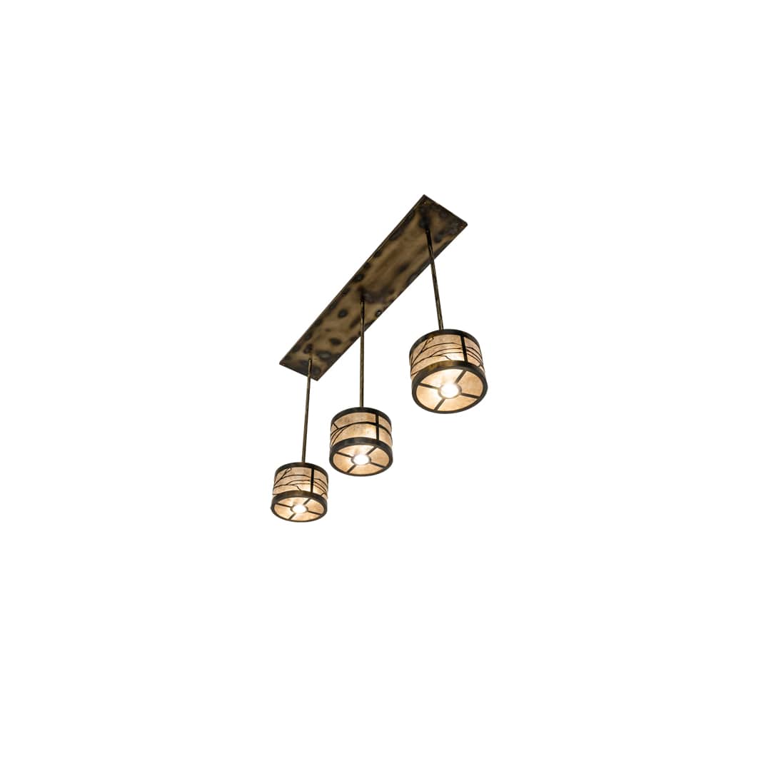 6 Light 50" Wide Linear Pendant