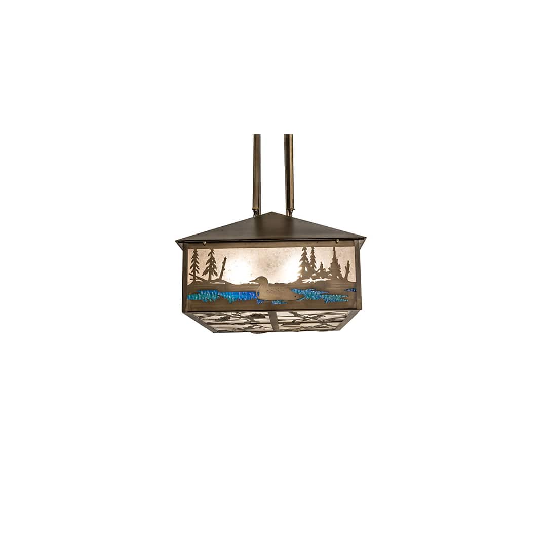 8 Light 36" Wide Linear Pendant
