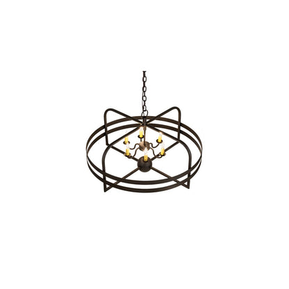 Aldari 6 Light 32" Wide Taper Candle Style Chandelier