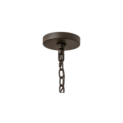 8 Light 42" Wide Taper Candle Pendant