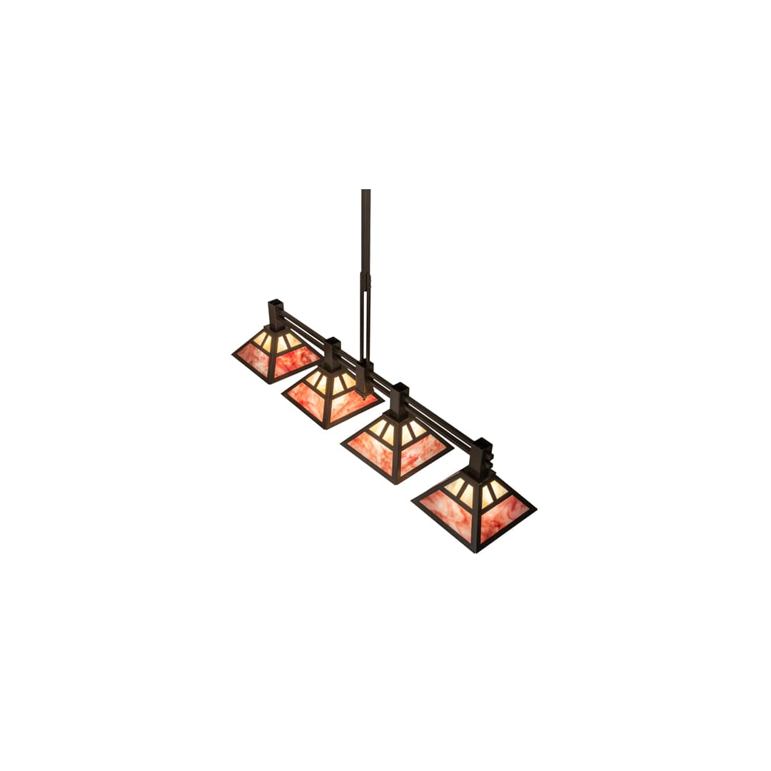 4 Light 64" Wide Linear Pendant