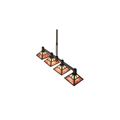 4 Light 64" Wide Linear Pendant