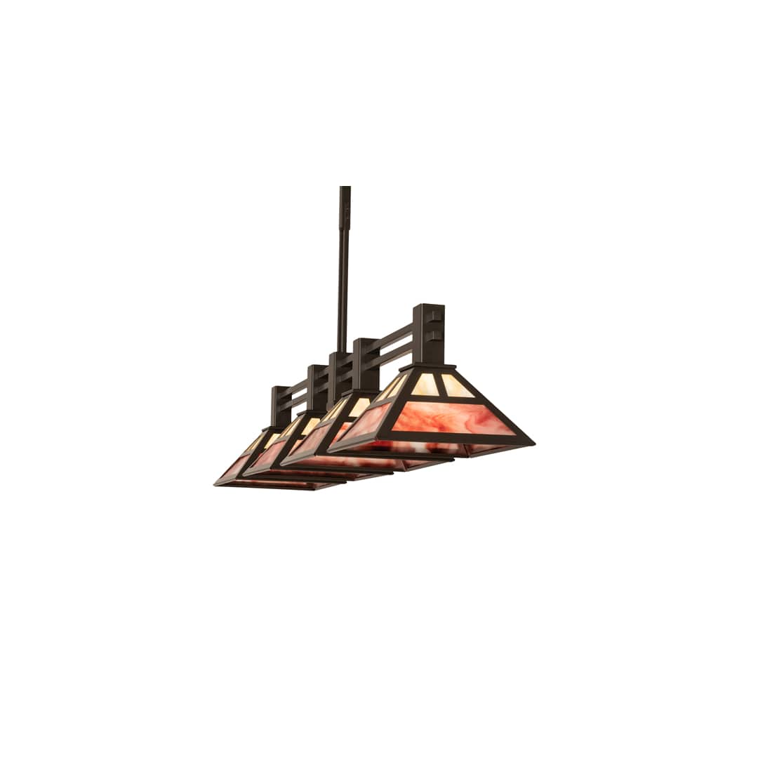 4 Light 64" Wide Linear Pendant