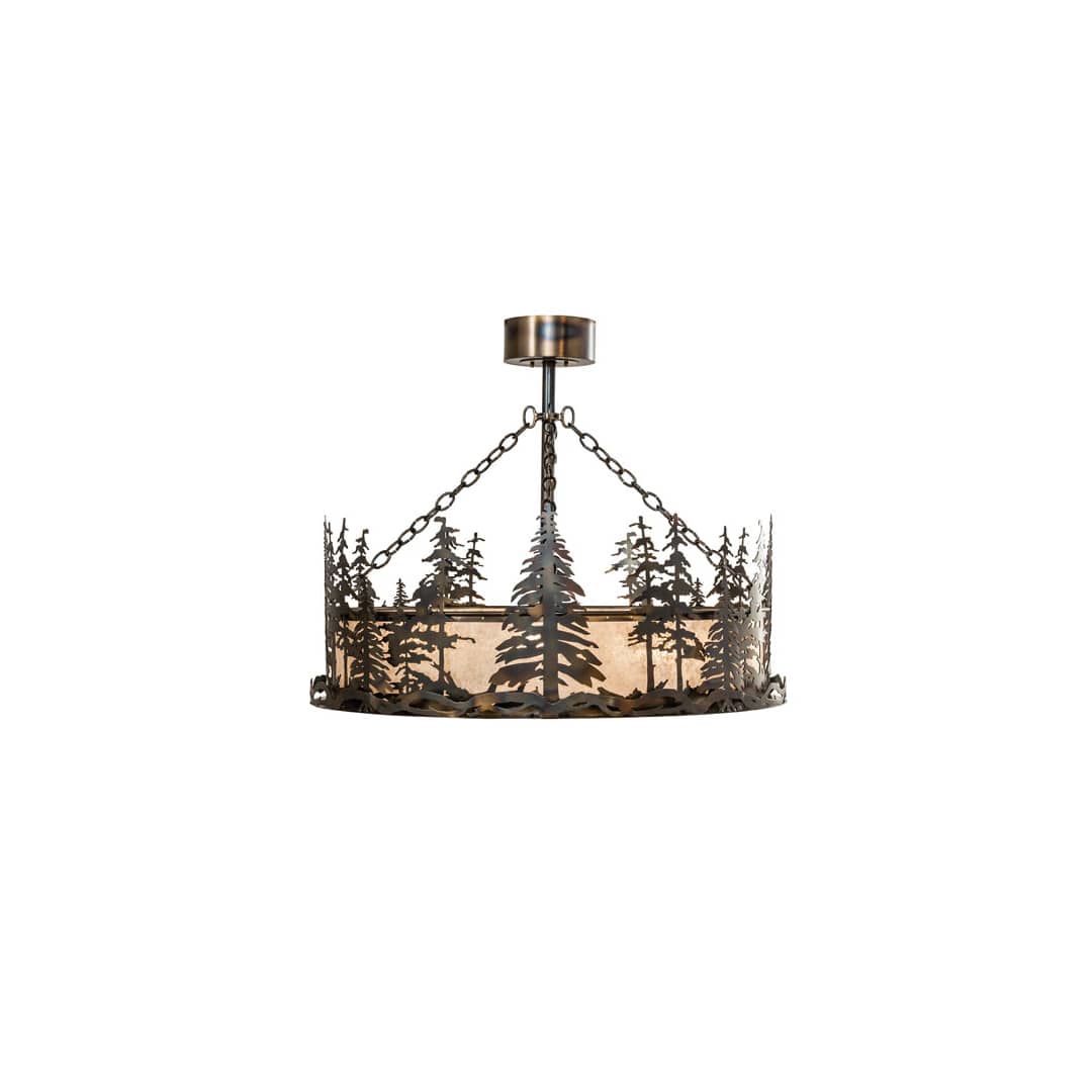 4 Light 36" Wide Pendant