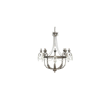 Antonia 8 Light 40" Wide Crystal Candle Style Chandelier