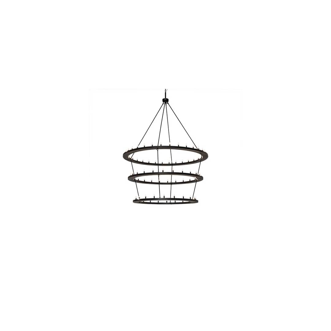 Loxley 76 Light 80" Wide Taper Candle Ring Chandelier