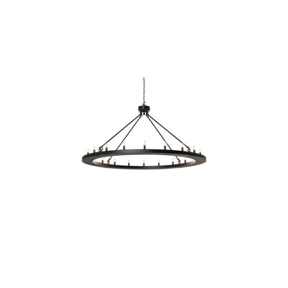 Loxley 20 Light 60" Wide Taper Candle Ring Chandelier
