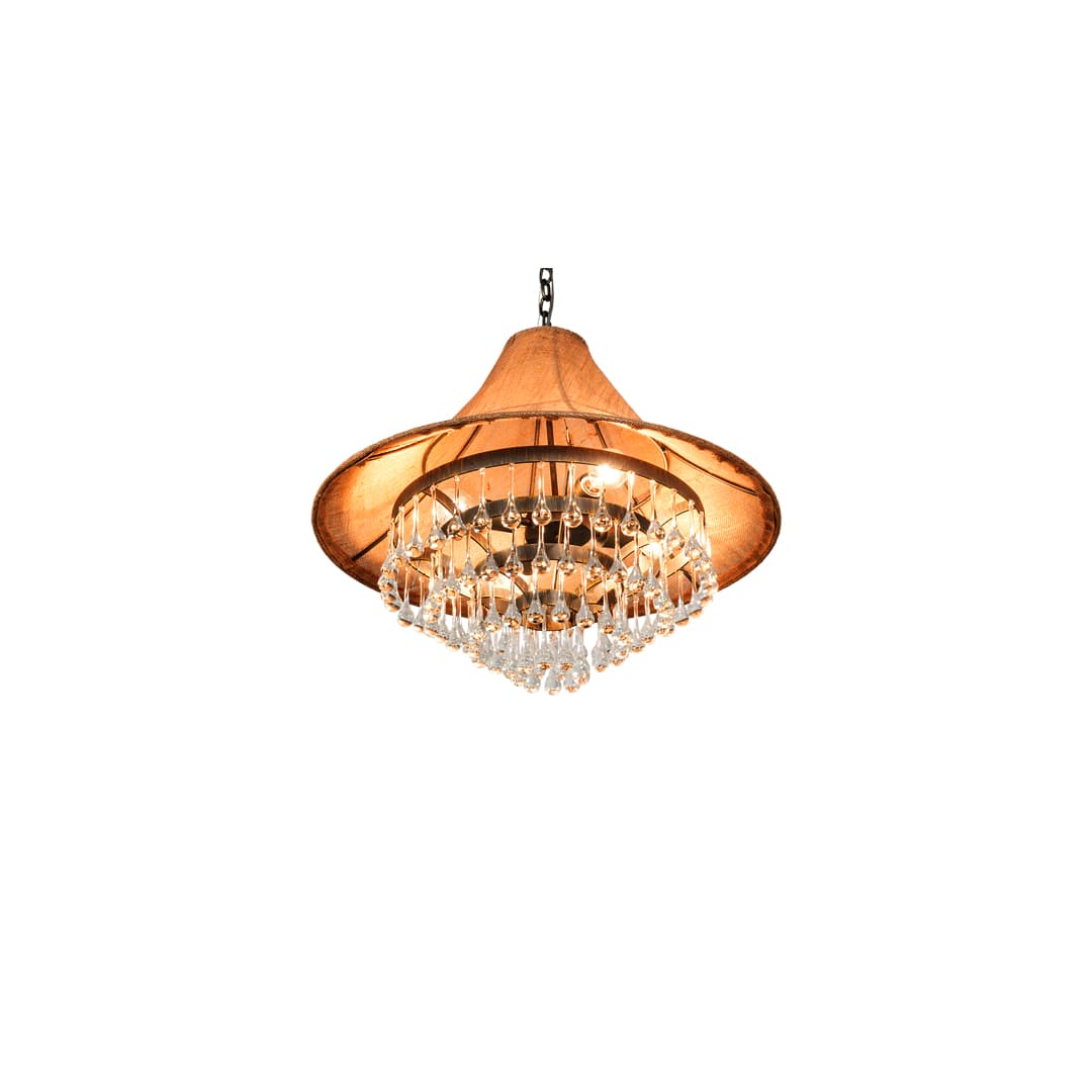4 Light 28" Wide Crystal Pendant