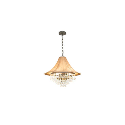 4 Light 28" Wide Crystal Pendant