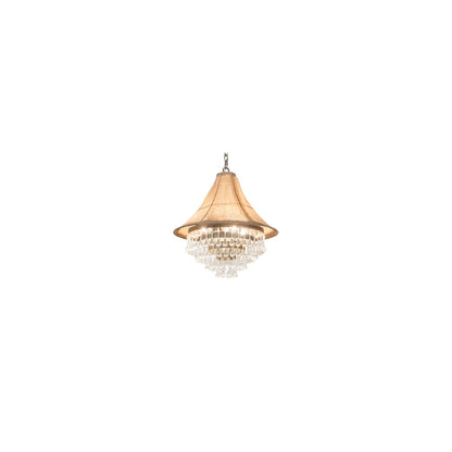 4 Light 22" Wide Crystal Pendant