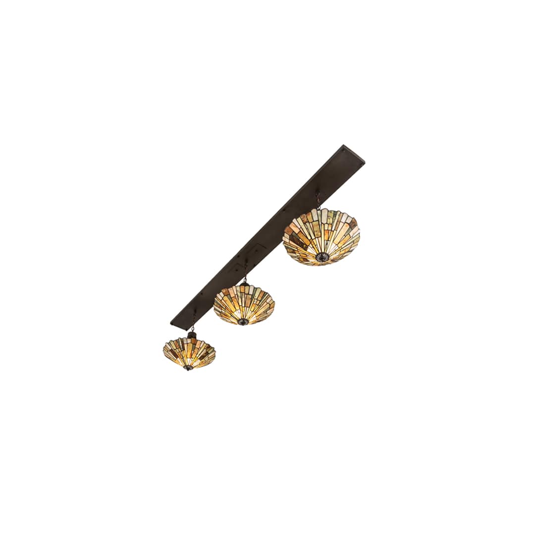 3 Light 84" Wide Linear Pendant
