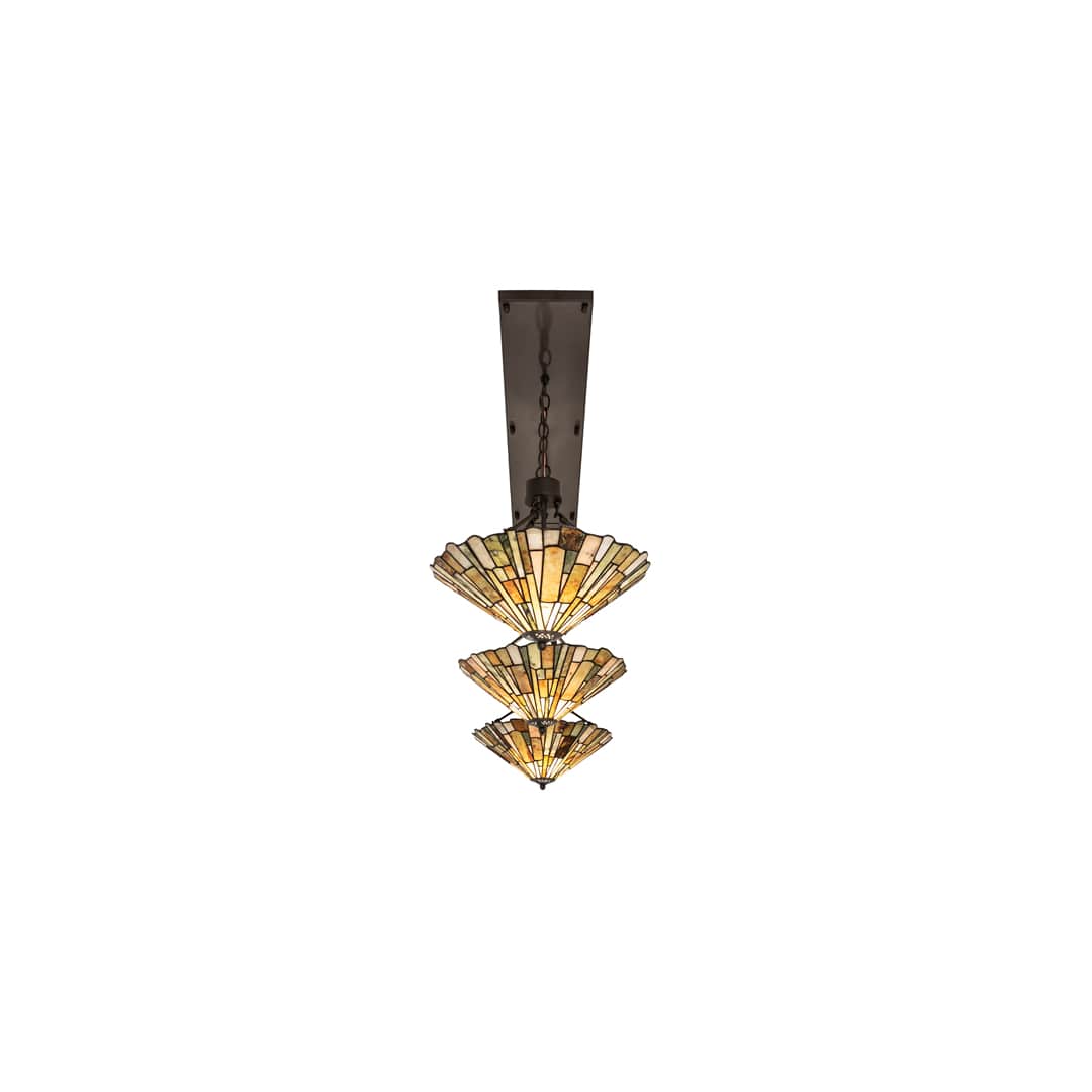 3 Light 84" Wide Linear Pendant