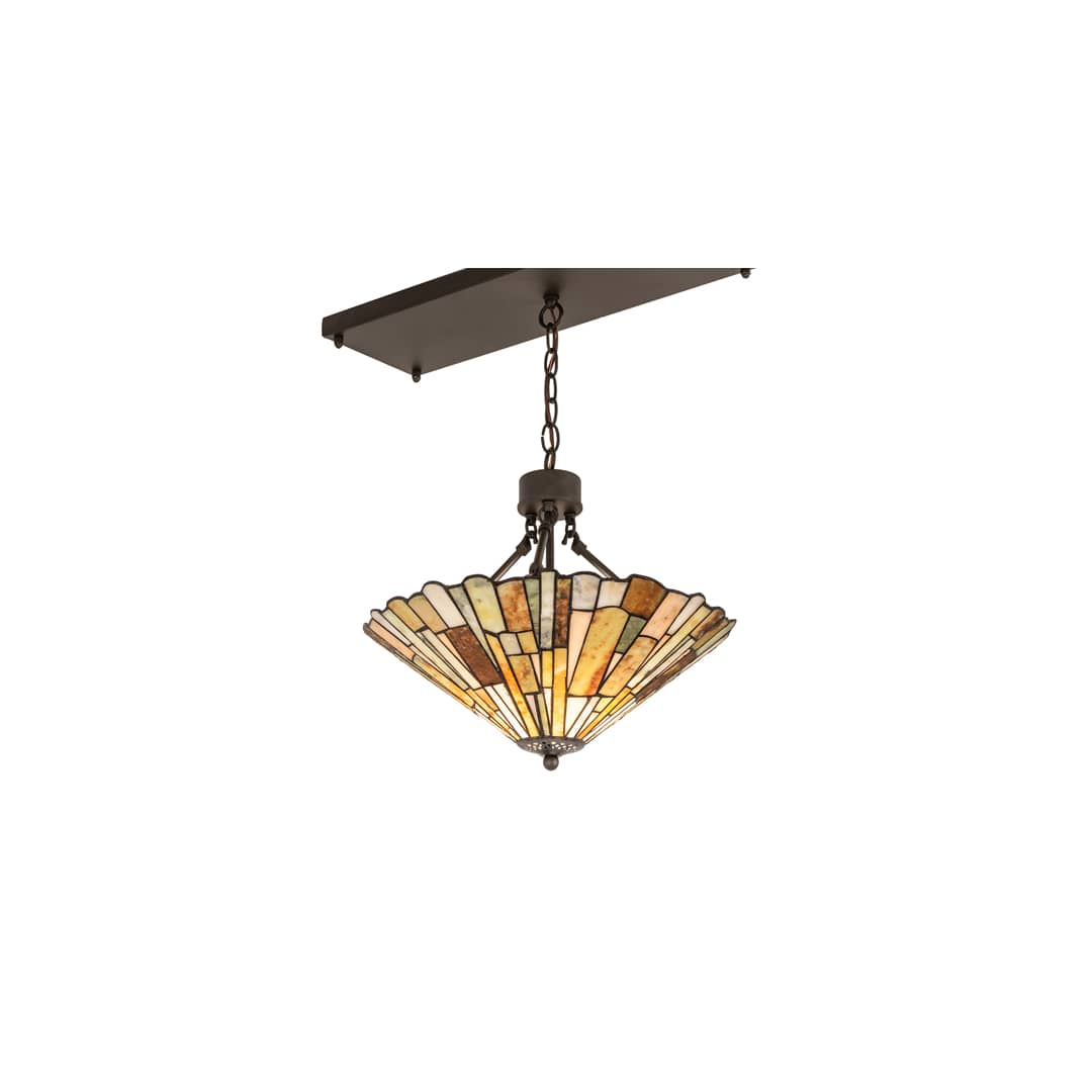 3 Light 84" Wide Linear Pendant