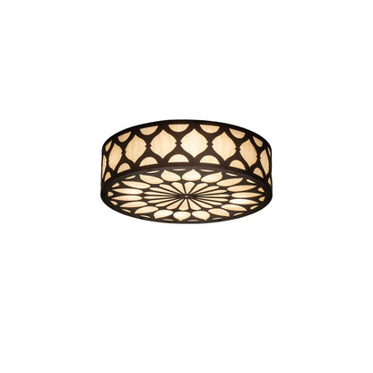 Lorea 4 Light 22" Wide Semi-Flush Drum Ceiling Fixture