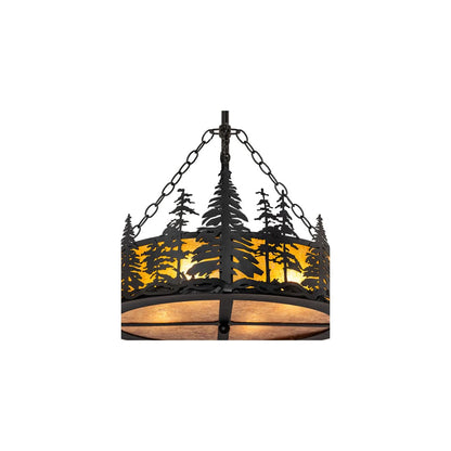 4 Light 23" Wide Pendant