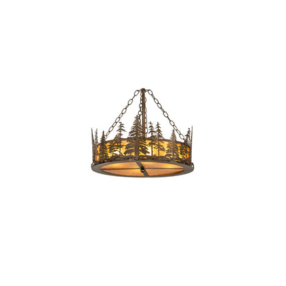 4 Light 23" Wide Pendant