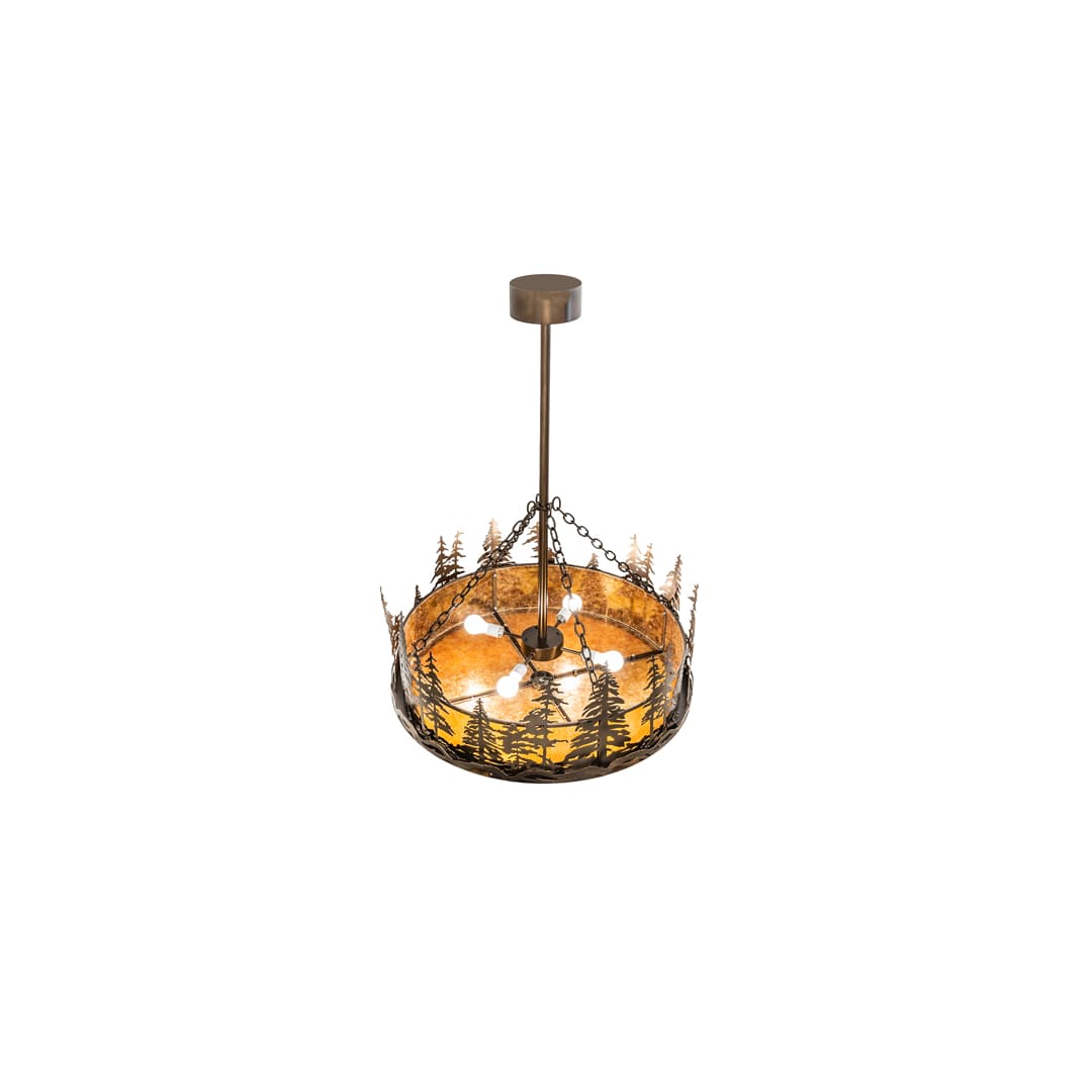 4 Light 36" Wide Pendant