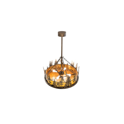 4 Light 36" Wide Pendant