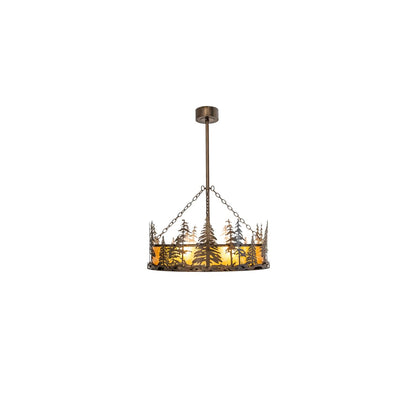 4 Light 36" Wide Pendant