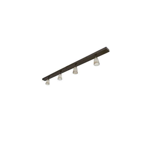 3 Light 98" Wide Linear Pendant