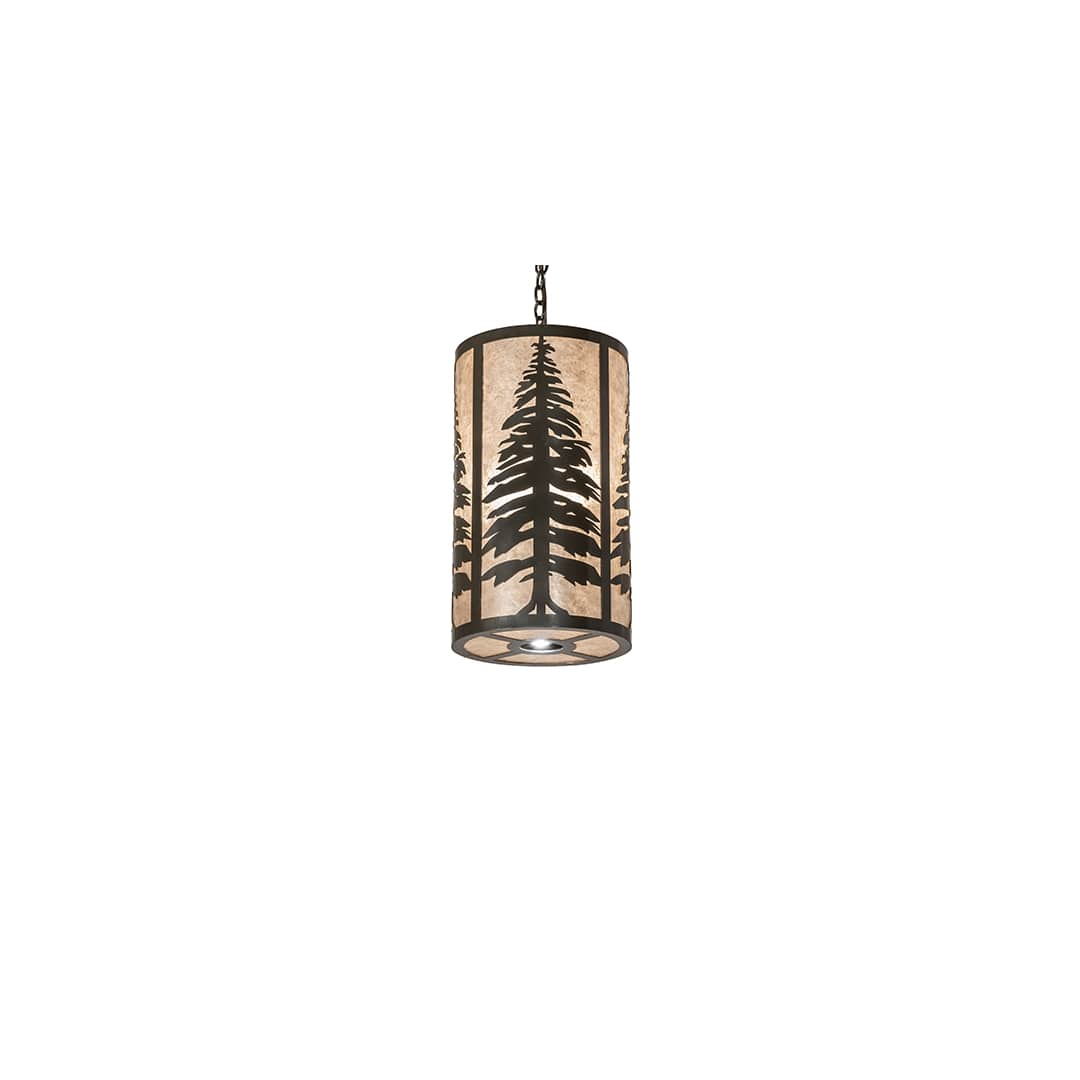 4 Light 14" Wide Pendant