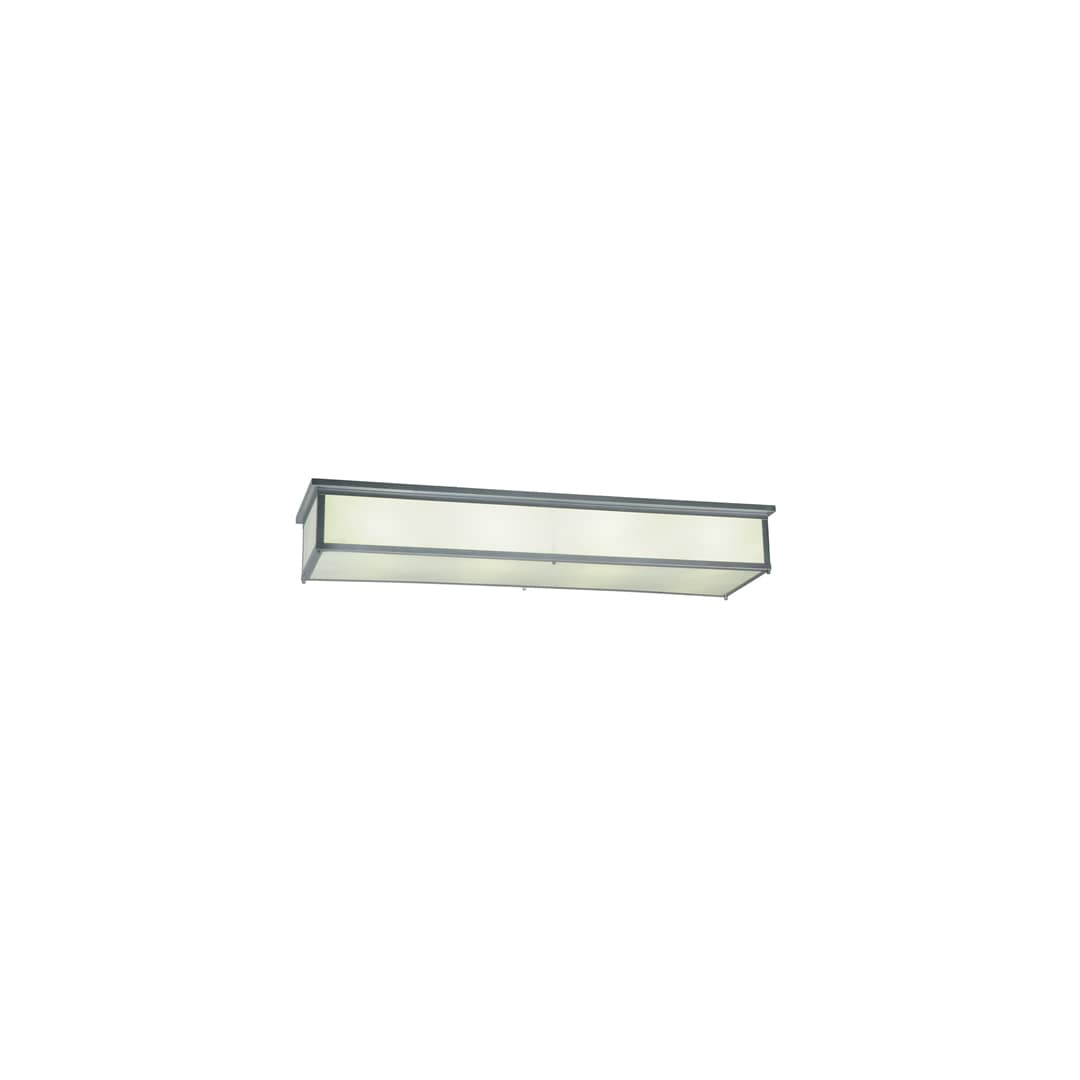 Lumina 8 Light 72" Wide Flush Mount Ceiling Fixture - Sparkle Silver Finish - Medium Bulb Base