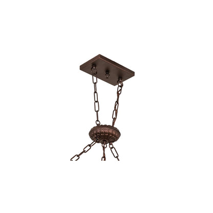 3 Light 45" Wide Linear Pendant