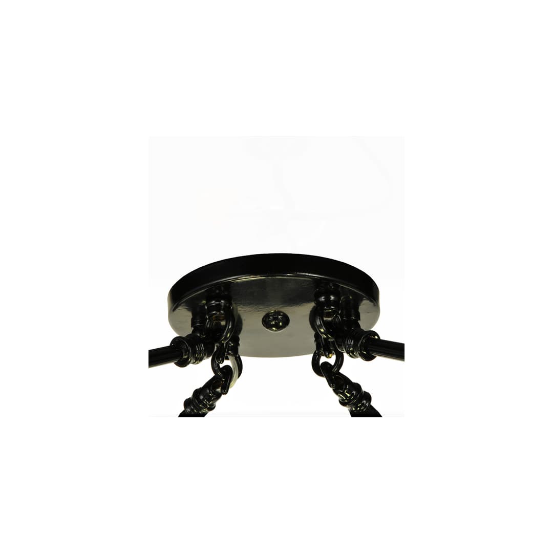 Chrisanne 3 Light 24" Wide Semi-Flush Bowl Ceiling Fixture