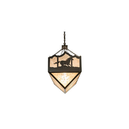 6 Light 54" Wide Linear Pendant