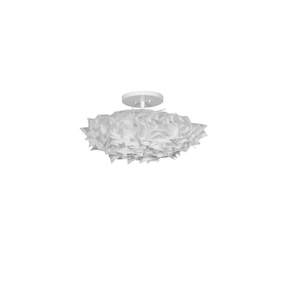 Paper Meringue 3 Light 31" Wide Semi-Flush Ceiling Fixture