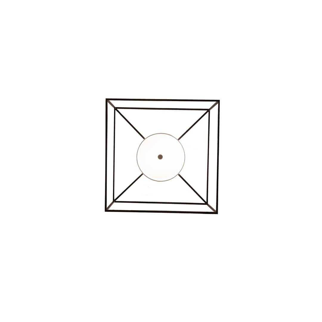 Kitzi 2 Light 43" Wide Semi-Flush Square Ceiling Fixture