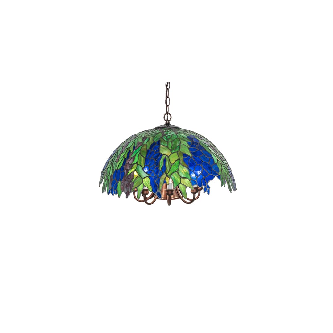 8 Light 12" Wide Taper Candle Pendant