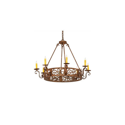 Delano 8 Light 36" Wide Taper Candle Style Chandelier