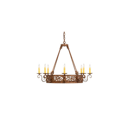 Delano 8 Light 36" Wide Taper Candle Style Chandelier