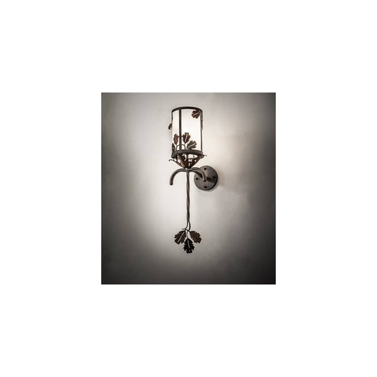 Blue Oak 28" Tall Wall Sconce