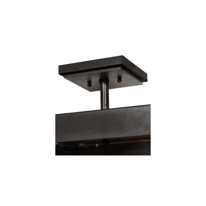 Quadrato 4 Light 21" Wide Semi-Flush Ceiling Fixture