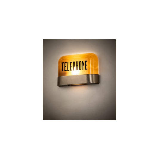Telephone 7" Tall Wall Sconce