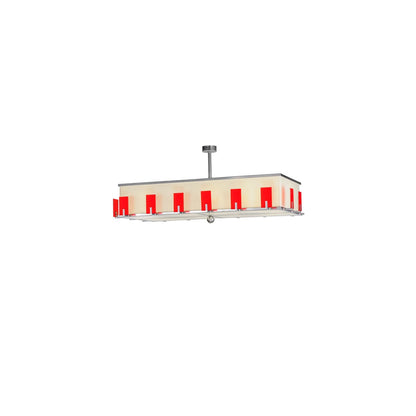 12 Light 72" Wide Linear Pendant